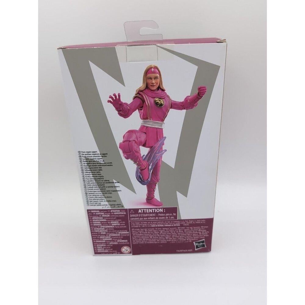 Power Rangers Lightning Collection Mighty Morphin Ninja Pink Ranger Figure A2 - Picture 2 of 2